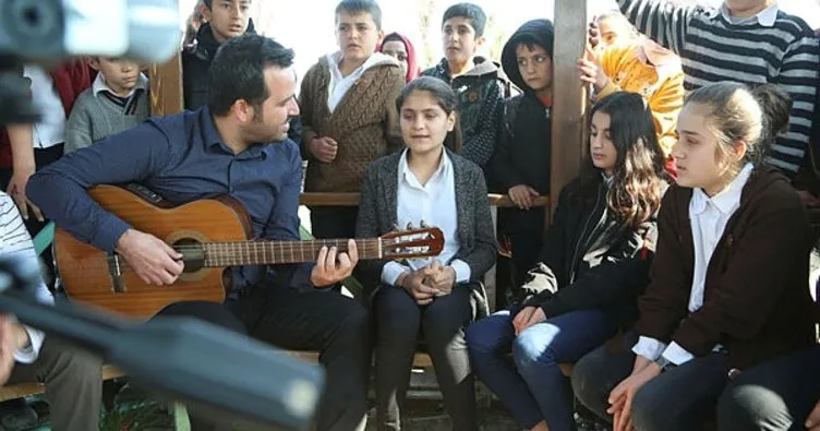 Silopili öğrenciler Afrin için söyledi