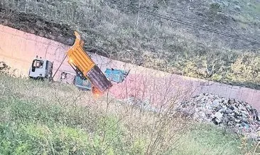Yol kenarına çöp döken belediyeye bakanlıktan ceza #trabzon