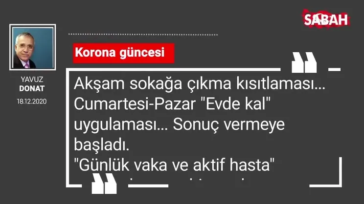 Yavuz Donat 'Korona güncesi'