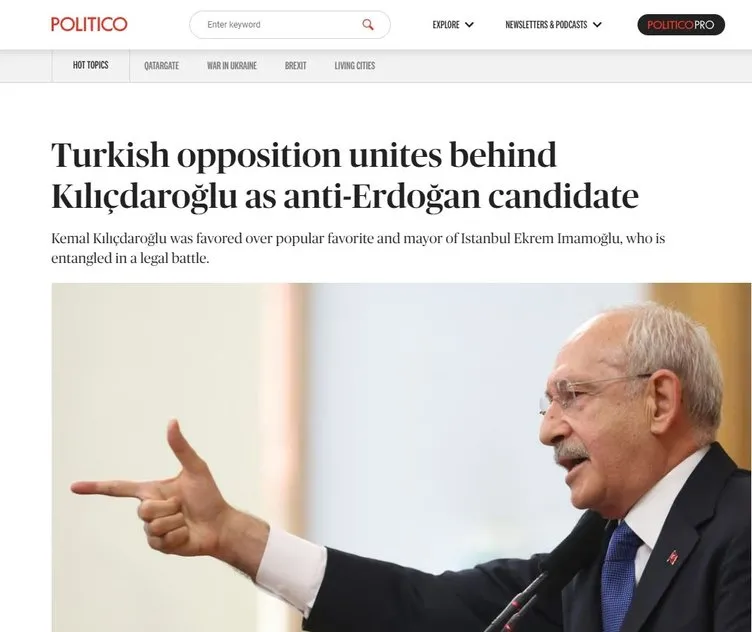 'Yenilmez Erdoğan'a karşı birleştiler' Dünya 6'lı koalisyonun adayı Kılıçdaroğlu'nu konuşuyor: Dikkat çeken HDP vurgusu..