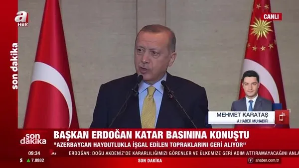 Son dakika haberi: Cumhurbaşkanı Erdoğan'dan Katar basınına flaş açıklamalar | Video