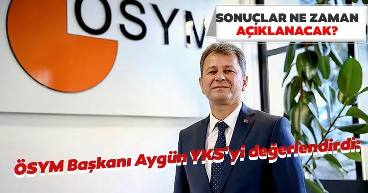 ÖSYM Başkanı Aygün, tüm oturumları tamamlanan YKS’yi değerlendirdi: