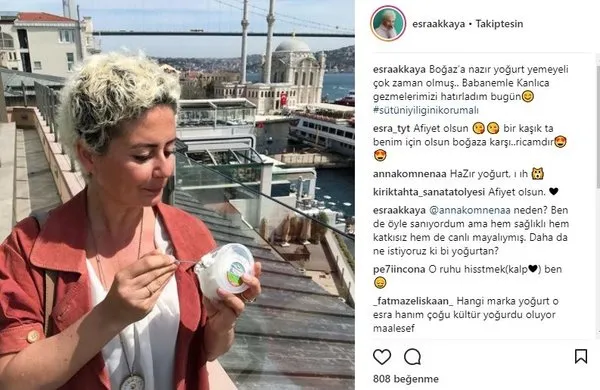 Ünlü isimlerin Instagram paylaşımları (06.04.2018) (Özge Ulusoy)