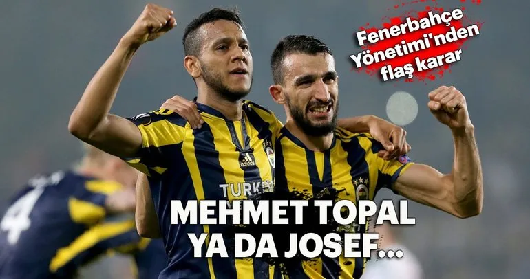 Mehmet Topal ya da Josef giderse...