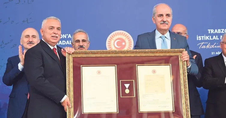 Trabzon’un İstiklal Madalyası gururu