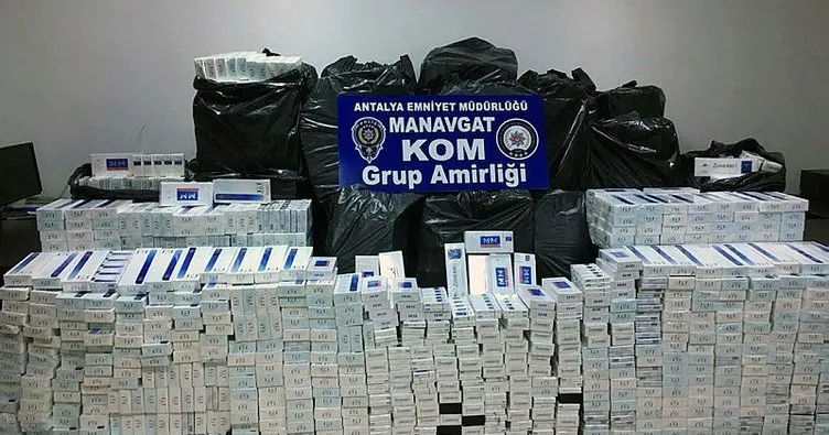 Antalya’da sahte para ve kaçak sigara operasyonu