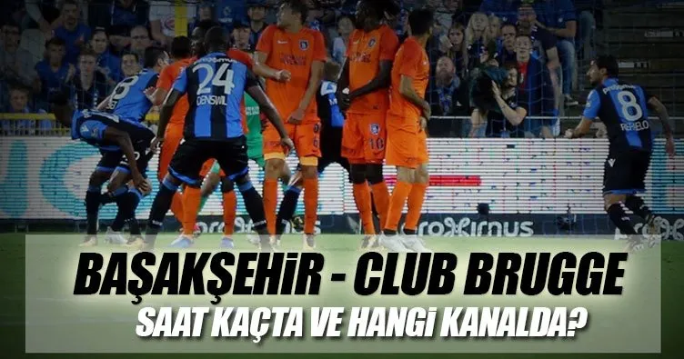 Başakşehir Club Brugge maçı saat kaçta ve hangi kanalda yayınlanacak? - A Spor Canlı yayın izle!