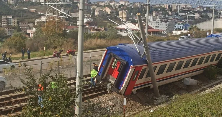 Gebze’de tren kazası