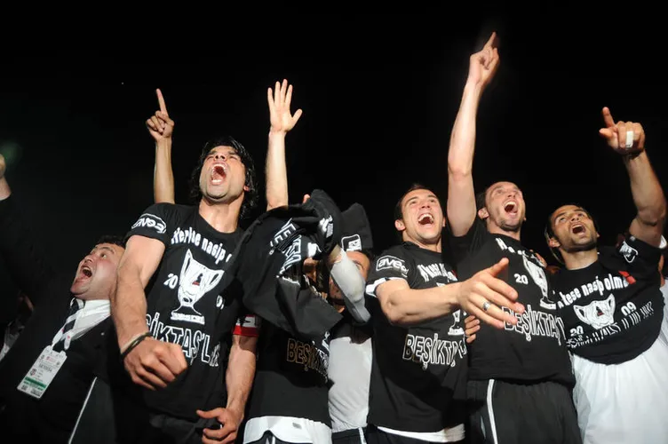 Beşiktaş’ın kupa sevinci