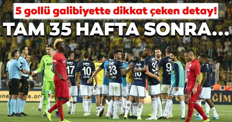Fenerbahçe - Gazişehir Gaziantep maçından kareler