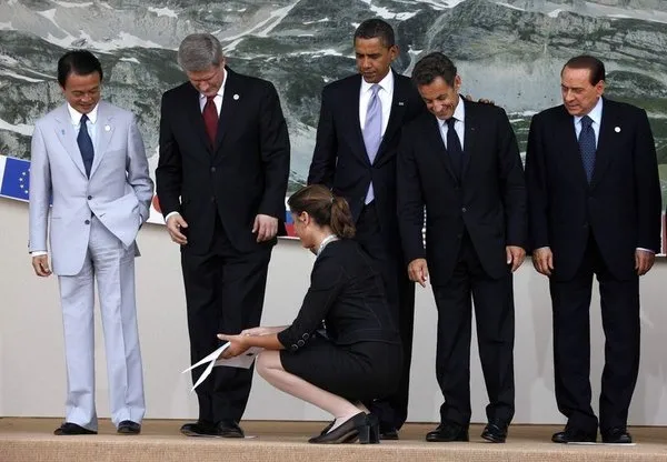 G-8'den ilginç kareler