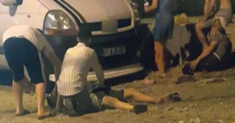 Silahların konuştuğu kavgada kan aktı