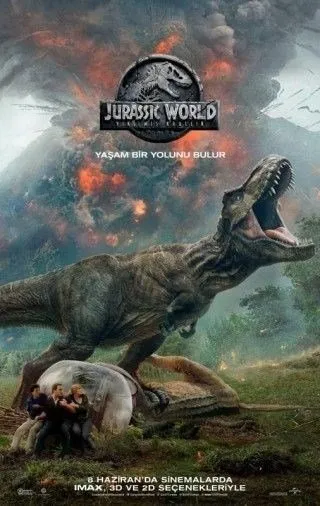 Jurassic World: Fallen Kingdom ilk haftadan zirveye yerleşti