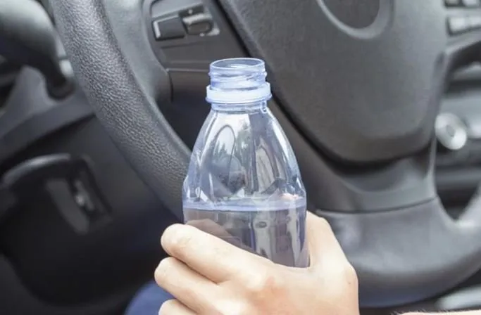 Su şişesini araçta sakın bırakmayın!