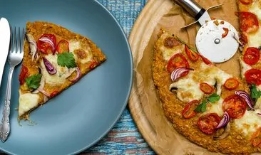 İşte hem nefis hem sağlıklı: Yulaflı pizza tarifi