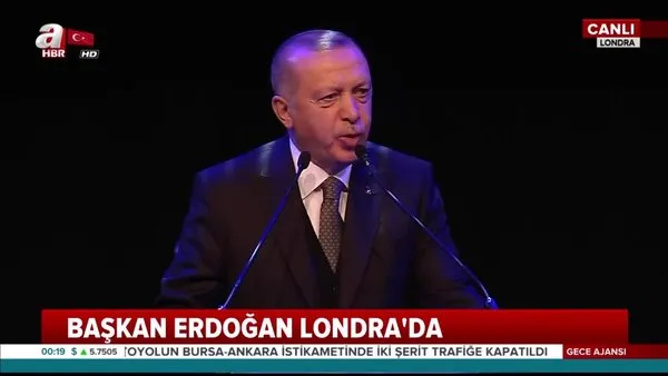 Başkan Erdoğan Londra'da Türk vatandaşlarına hitap etti