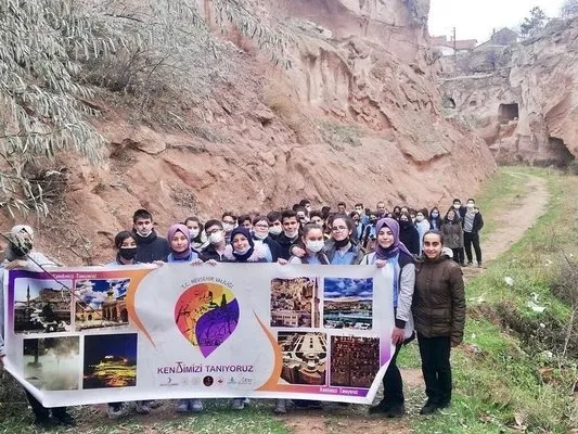 Öğrenciler, Kapadokya Bölges’ni tanıyor
