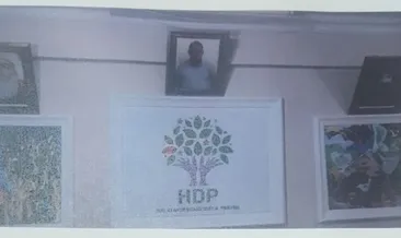 HDP İlçe Bürosu’nda Apo posteri!