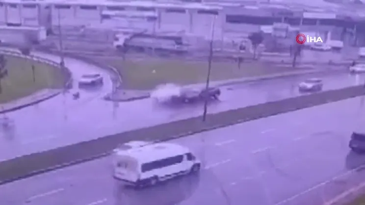 Bursa'da 2 kişinin öldüğü kaza kamerada!