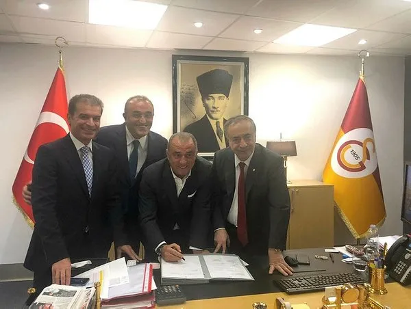 Galatasaray'da Mustafa Cengiz - Fatih Terim zirvesi
