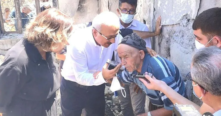88 yaşındaki yangın mağduru, Başkan Erdoğan ile telefonda görüştü