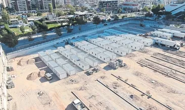 Konteyner kentte çalışmalar sürüyor