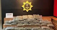 Şanlıurfa’da 35 kilogram skunk maddesi ele geçirildi