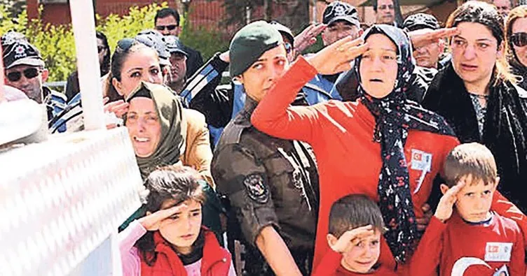 Şehidin kanı yerde kalmadı