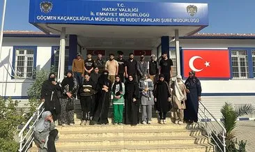 Hatay’da 24 kaçak göçmen yakalandı: 1 kişi tutuklandı! #hatay
