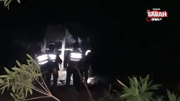 Tarım işçilerini taşıyan servis uçuruma düşüp yandı: 3 ölü, 18 yaralı | Video