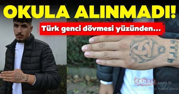Son dakika haberi: Elinde Türk bayrağı dövmesi var diye okula alınmadı! “Bu ırkçılıktır” dendi!