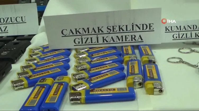 İstanbul’da polisin ele geçirdiği gizli kamera düzenekleri uzmanları bile şaşırttı... Bu düzenekleri kullanan sapıklara dikkat!