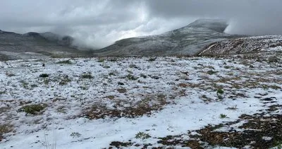 Niğde’ye kış adeta geri geldi