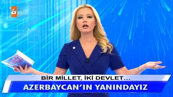 Son dakika haberi... Müge Anlı'dan canlı yayında Azerbaycan'a destek açıklaması! Azerbaycan'a yapılan saldırıyı...