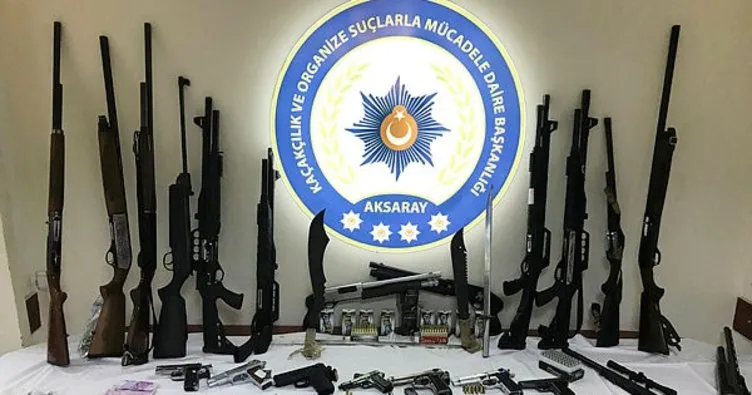 Aksaray’da suç örgütü operasyonu: 23 gözaltı