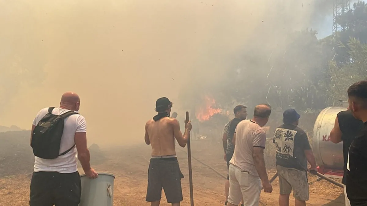 Antalya-Muratpaşa'daki büyük Orman yangını kontrol altına alındı!