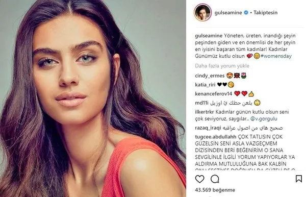 Ünlü isimlerin Instagram paylaşımları (08.03.2018)
