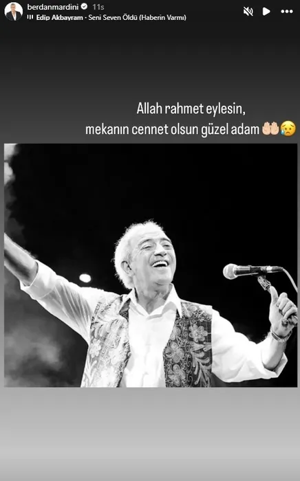 Ah Edip abim... Melek kalpli bir üstat... 75 yaşında hayatını kaybeden usta isim Edip Akbayram’ı ünlü dostları unutmadı!