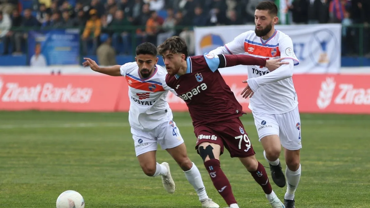 Trabzonspor'dan gollü beraberlik! Kupada İskenderunspor ile puanlar paylaşıldı...