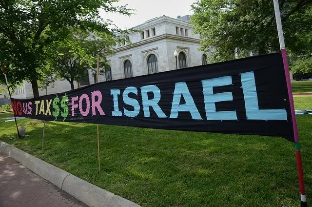 Washington DC’de İsrail karşıtı gösteri