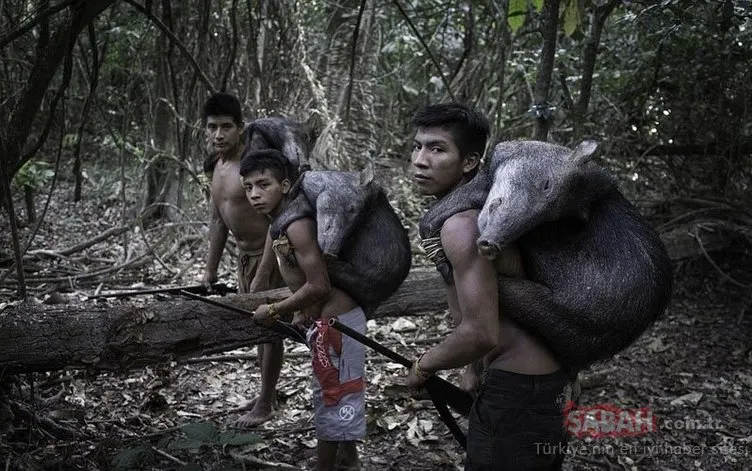 Amazonların son kabilesi böyle görüntülendi!
