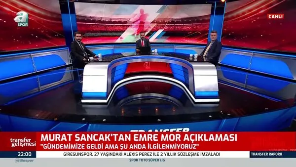 A. Demirspor Başkanı Murat Sancak'tan Emre Mor transferi hakkında açıklama!