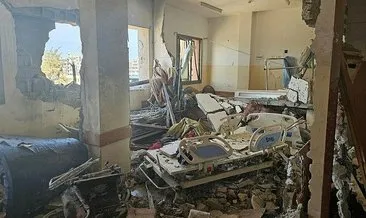 Katil İsrail’in saldırıları sonrası Gazze’de bir hastane daha hizmet dışı kaldı