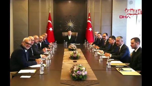 Cumhurbaşkanı Erdoğan İsrail Parlamentosundaki Arap milletvekillerini kabul ediyor