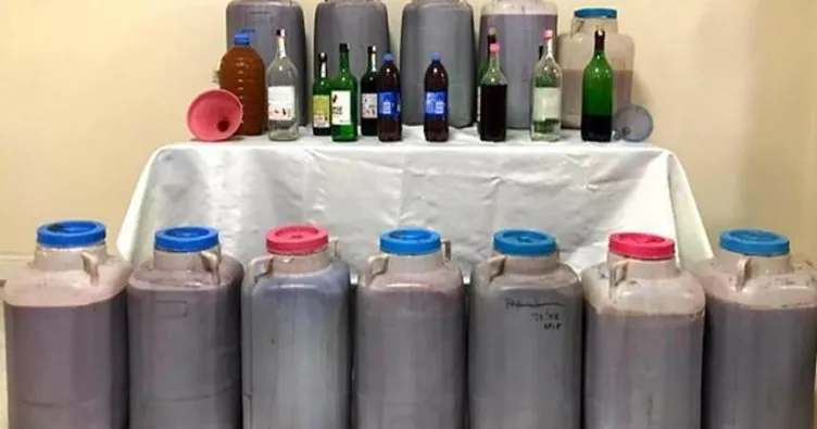 Kırklareli’nde 181 litre kaçak içki ele geçirildi