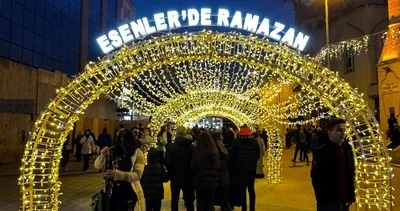 Ramazan’ın ışığı Esenler’i sardı