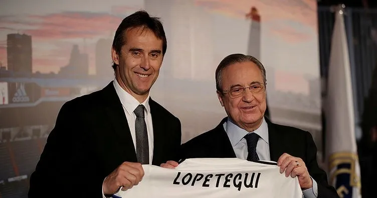 Lopetegui’nin imza töreninde Florentino Perez’den İspanya Futbol Federasyonu’na tepki