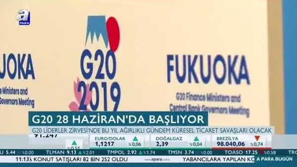 G20 28 Haziran’da başlıyor