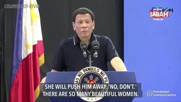 Filipinler Devlet Başkanı lideri Rodrigo Duterte'den tecavüzle ilgili şok sözler!