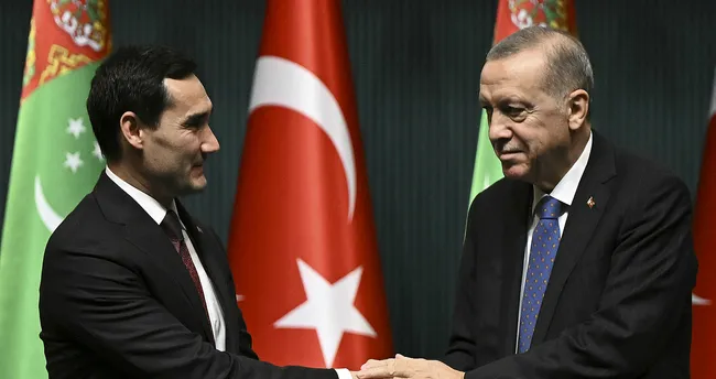 Başkan Erdoğan, Berdimuhamedov onuruna yemek verdi Başkan Erdoğan, Berdimuhamedov onuruna yemek verdi